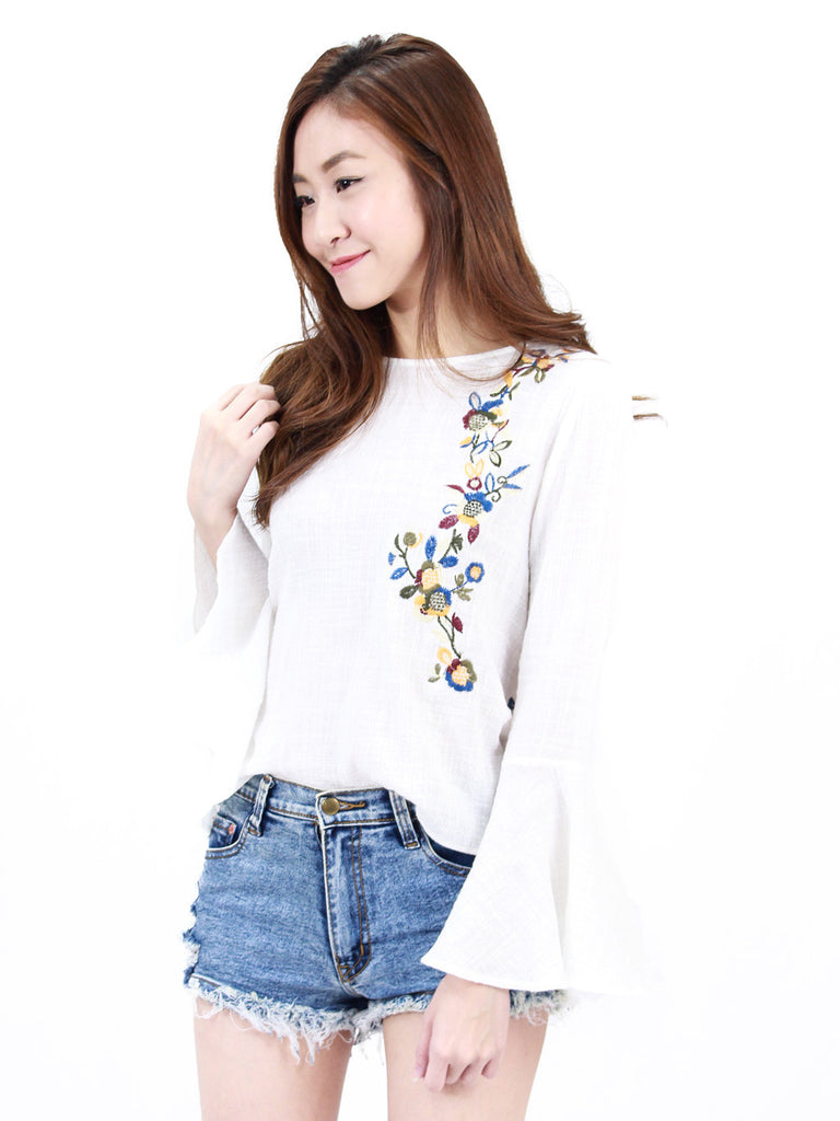 Diane Embroidery Top